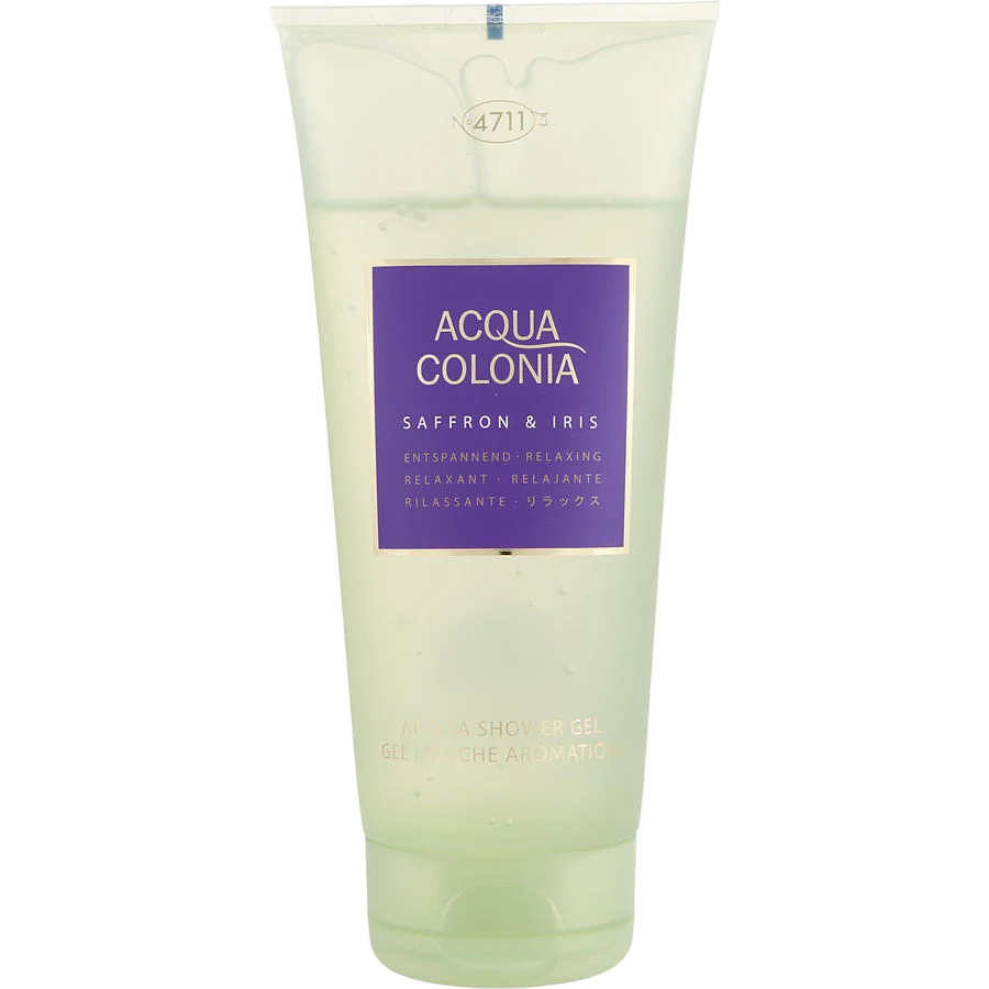 4711 Acqua Colonia Colonia Gel Doccia Idratante Zafferano e Iris Per tutti i tipi di pelle 200ml