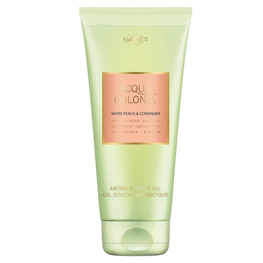 4711 Acqua Colonia Gel Doccia Idratante Pesca Bianca e Coriandolo Corpo Tutti i Tipi di Pelle 200ml