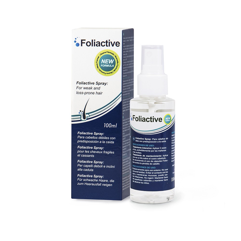 500 Cosmetics Foliactive Spray Trattamento Anticaduta per Capelli 100ml