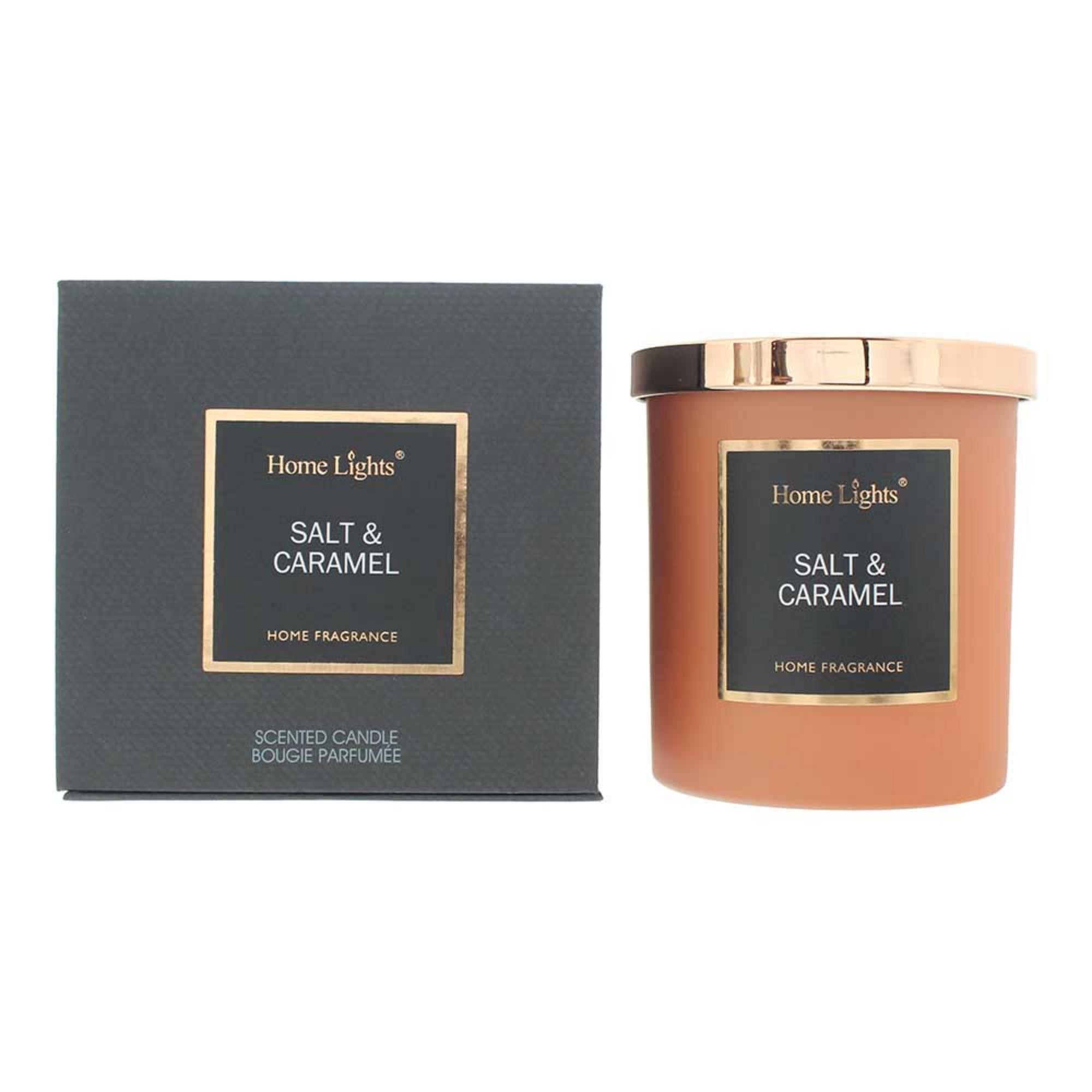 Candela profumata al sale e caramello Home Lights 215 g