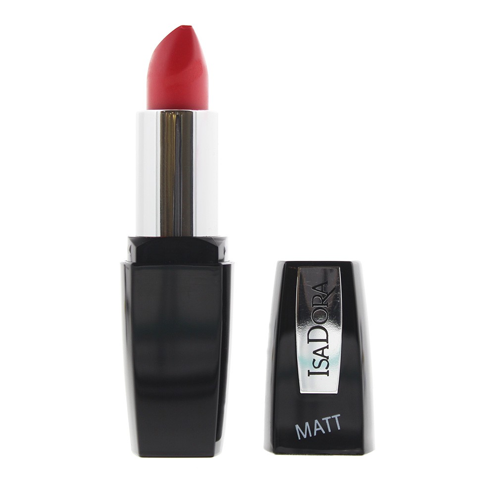 Rossetto cremoso opaco IsaDora Perfect Matt 04 Hot Coral 45 g