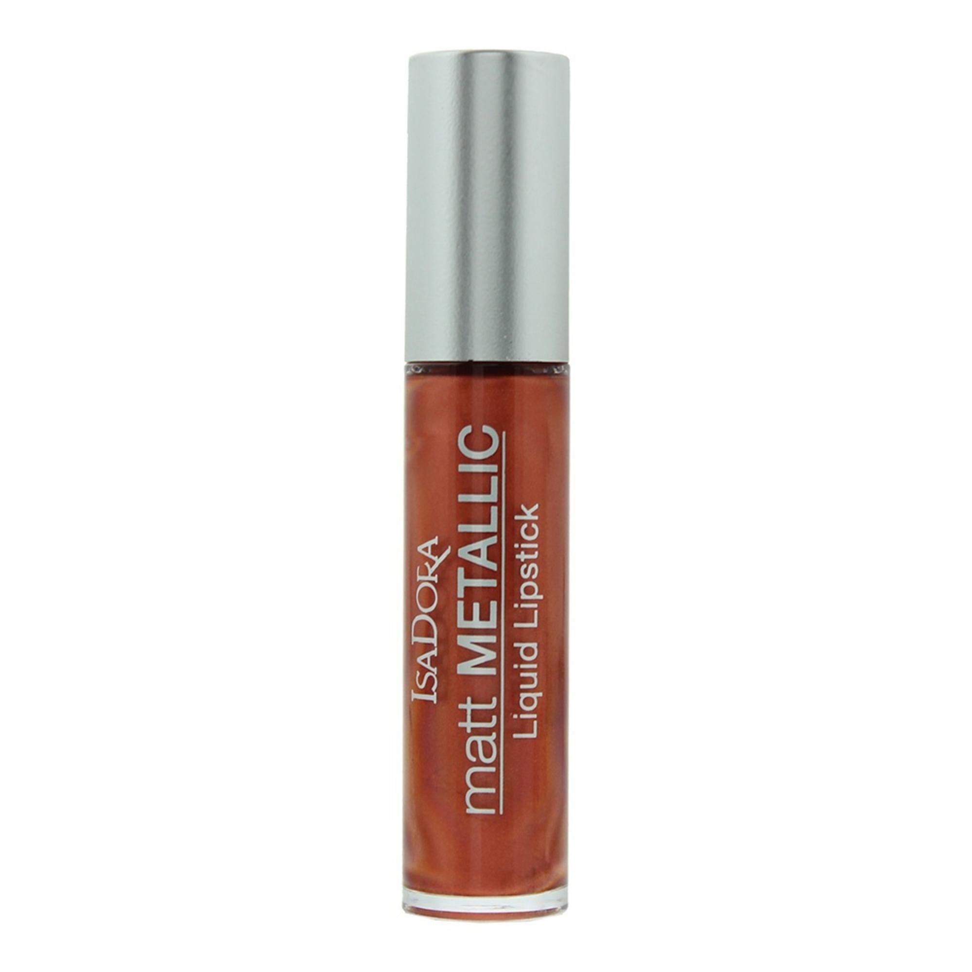 Rossetto liquido metallizzato opaco IsaDora 82 Copper Chrome 7ml