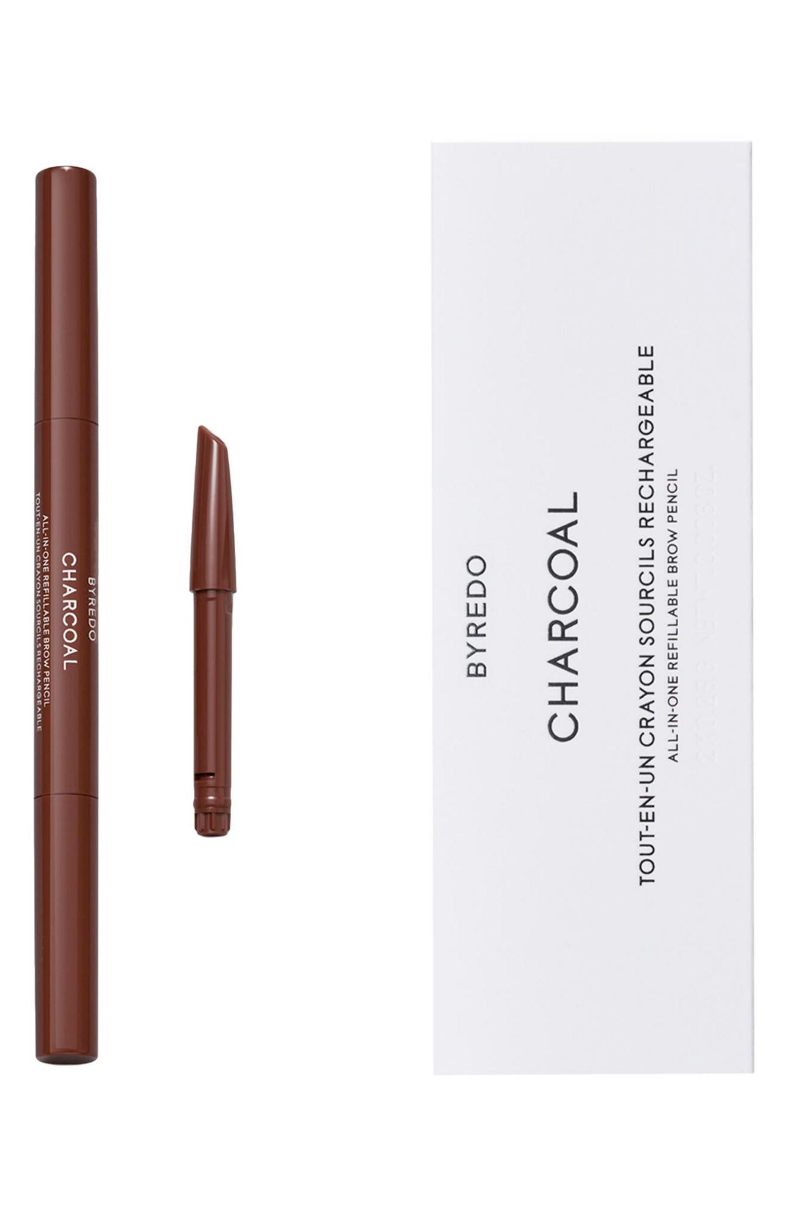 Set Duo Byredo All-In-One Brow Pencil Eyebrow Cream Pencil & Brush 2-In-1 04 Charcoal 2 pz 0.25 g