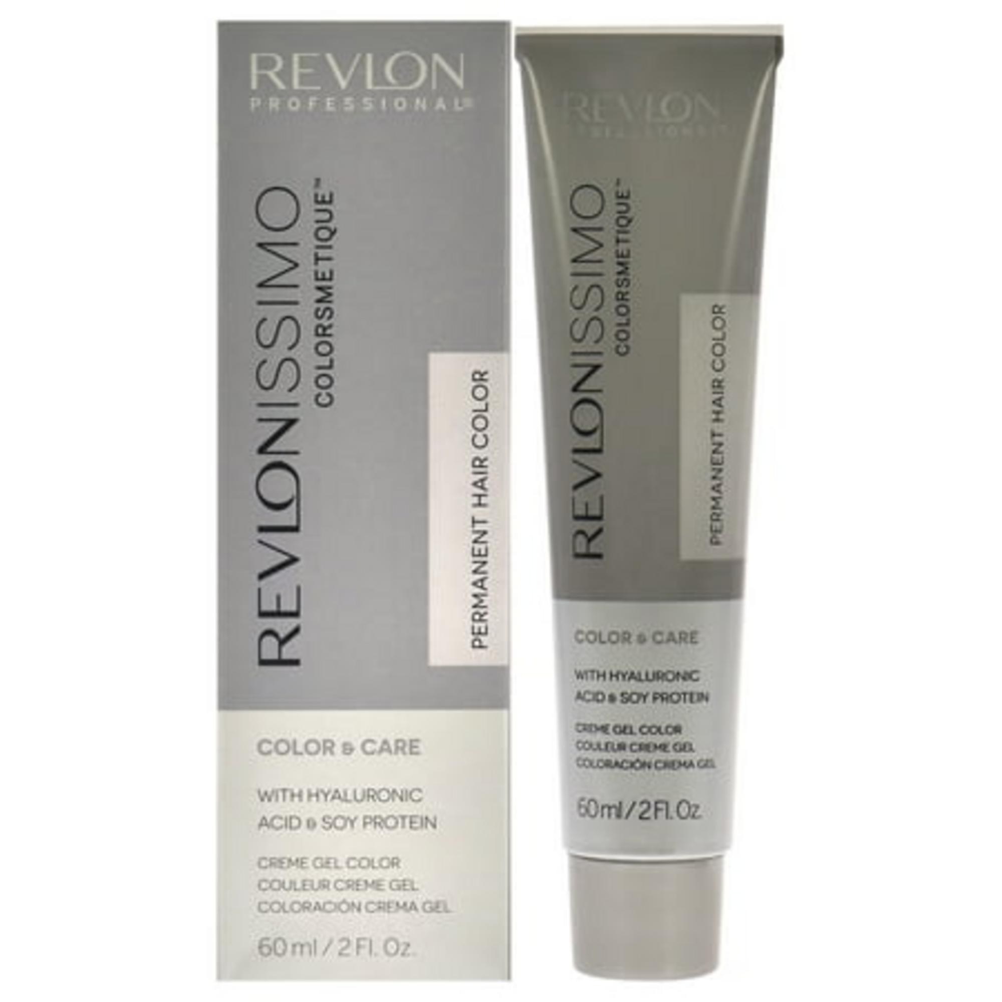 Tintura per capelli permanente Revlon Revlonissimo Colorsmetique 7.32 Biondo medio dorato perlato 60ml
