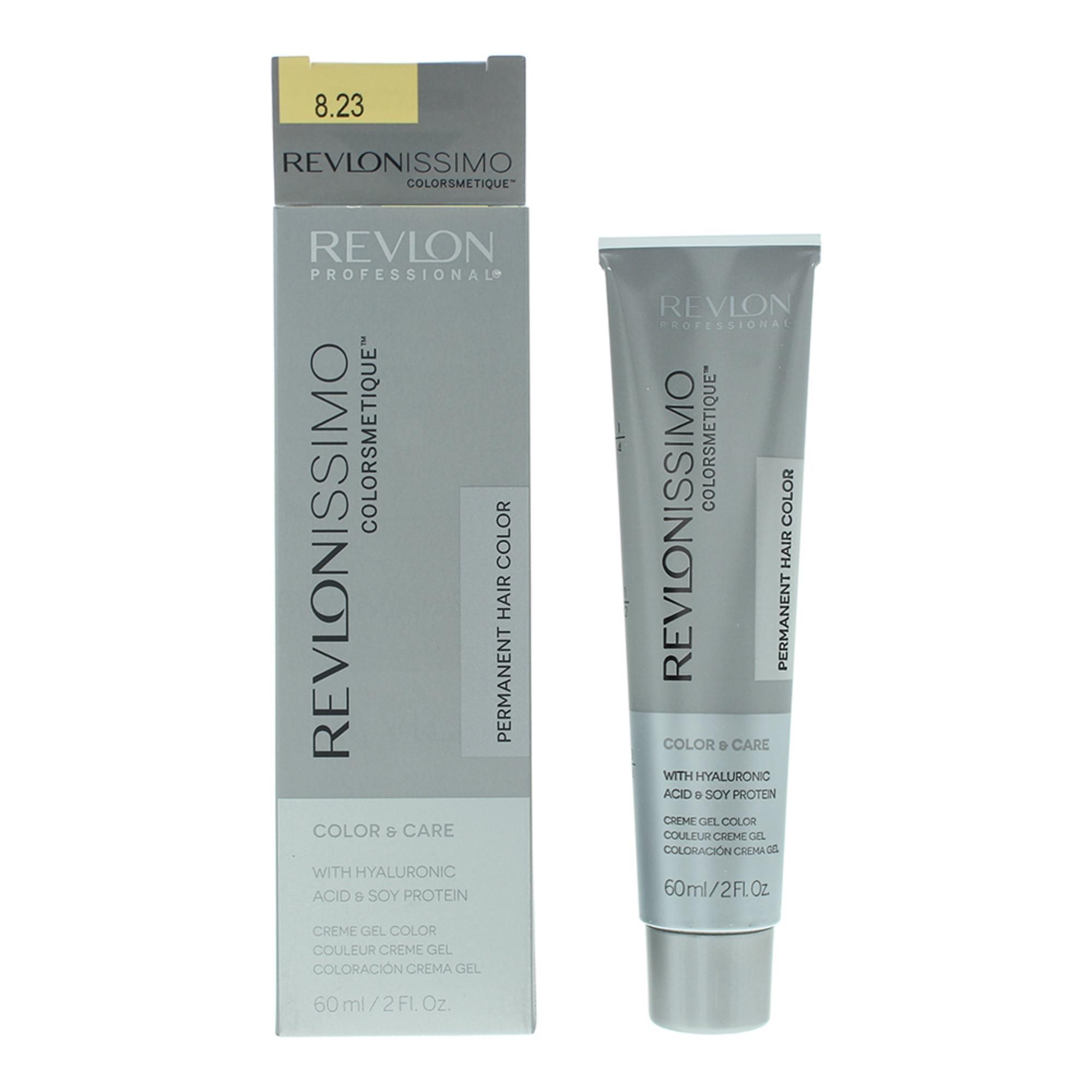 Tintura per capelli permanente Revlon Revlonissimo Colorsmetique 8.23 Biondo Beige Perlato Chiaro 60ml