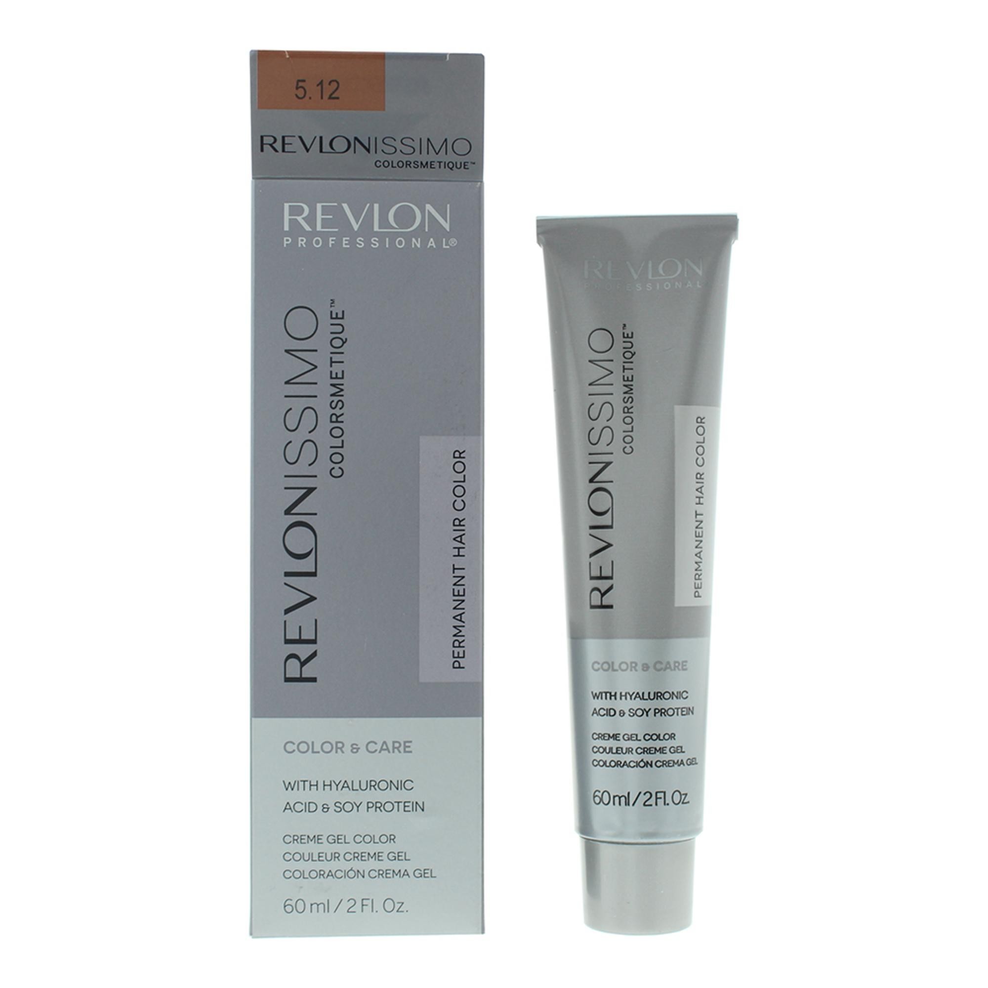 Tintura per capelli permanente Revlon Revlonissimo Colorsmetice 5.12 Castano chiaro perlato 60ml