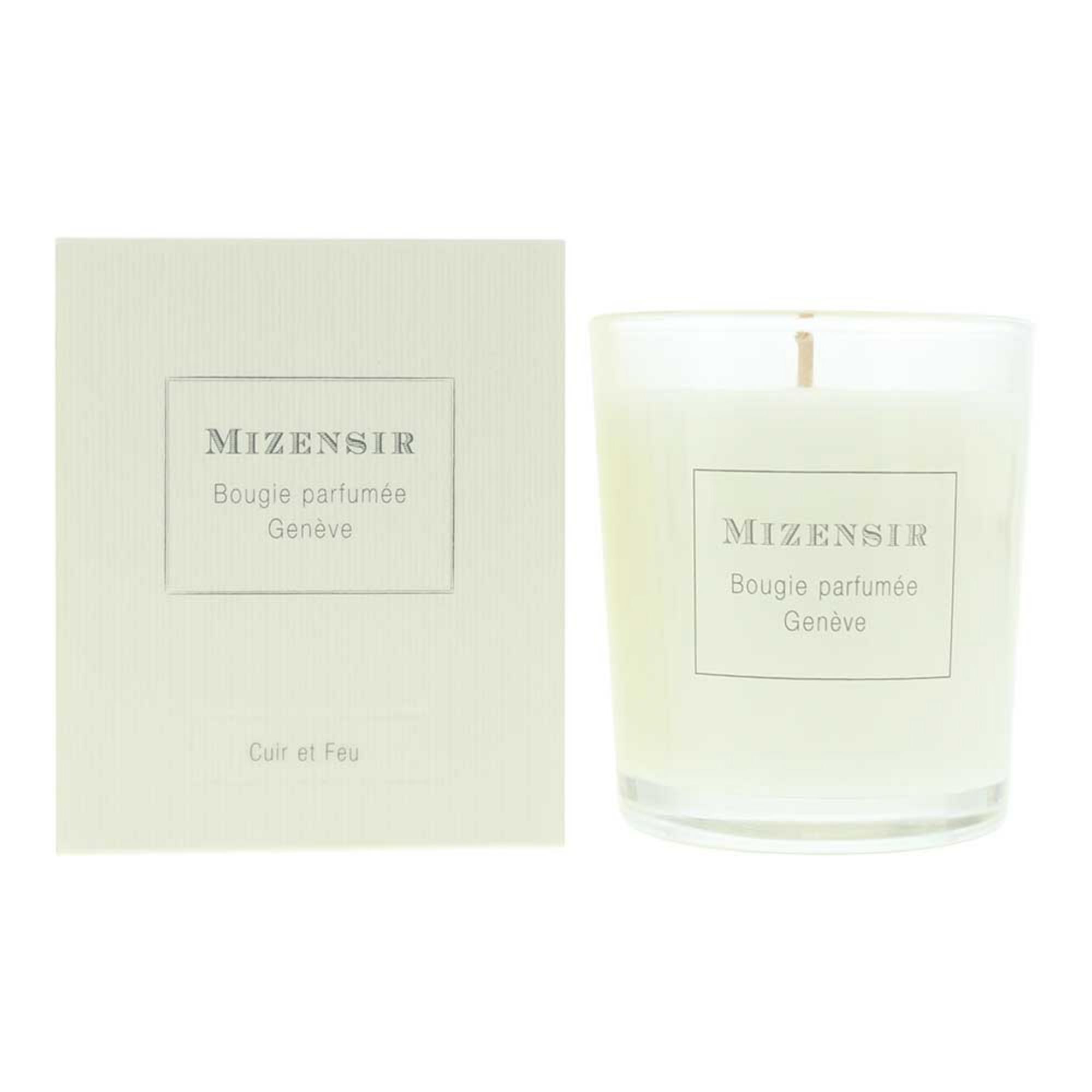 Candela profumata legnosa Mizensir Cuir Et Feu 90 g