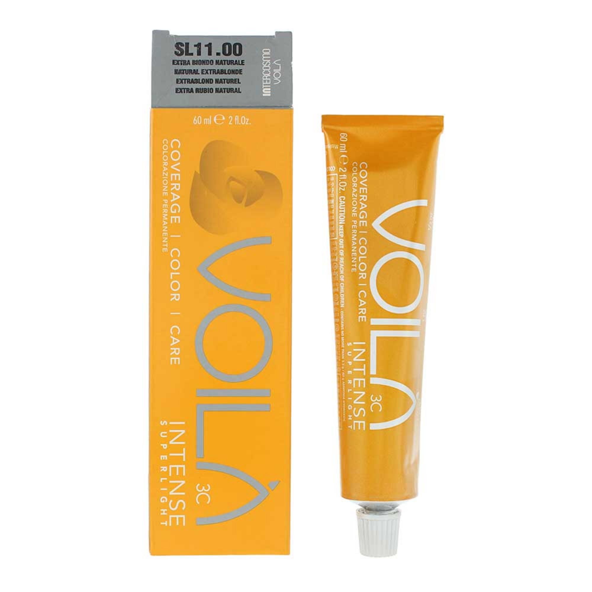 Tintura per capelli permanente Intercosmo Voila 3C Intense Superlight 11 Biondo Extra Naturale 60ml