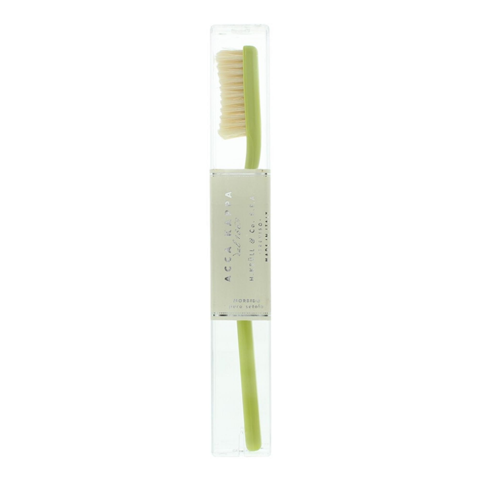 Spazzolino da denti Accá Kappa con setole morbide naturali