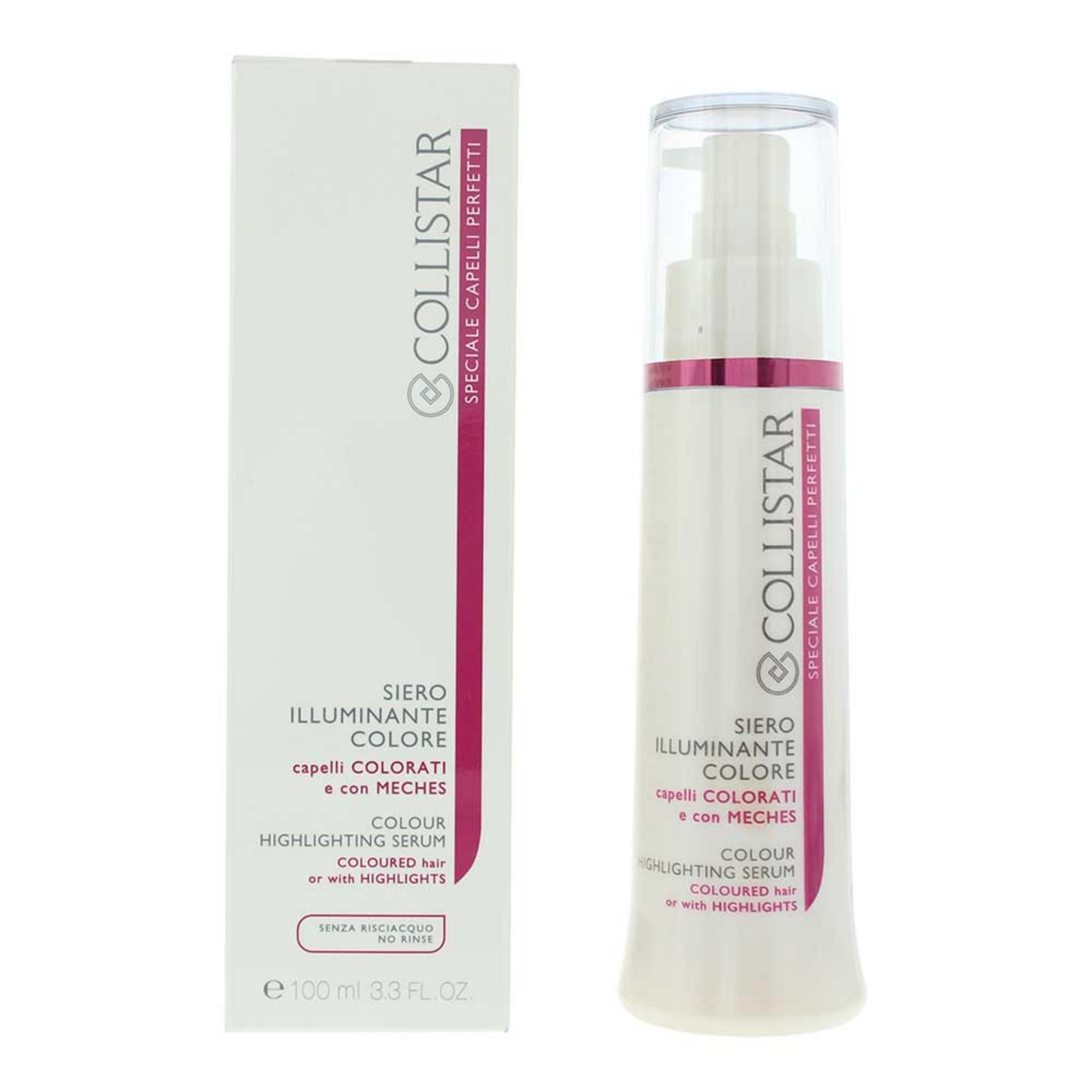 Collistar Siero Schiarente Colore Vegano Siero Riparatore per Capelli 100ml