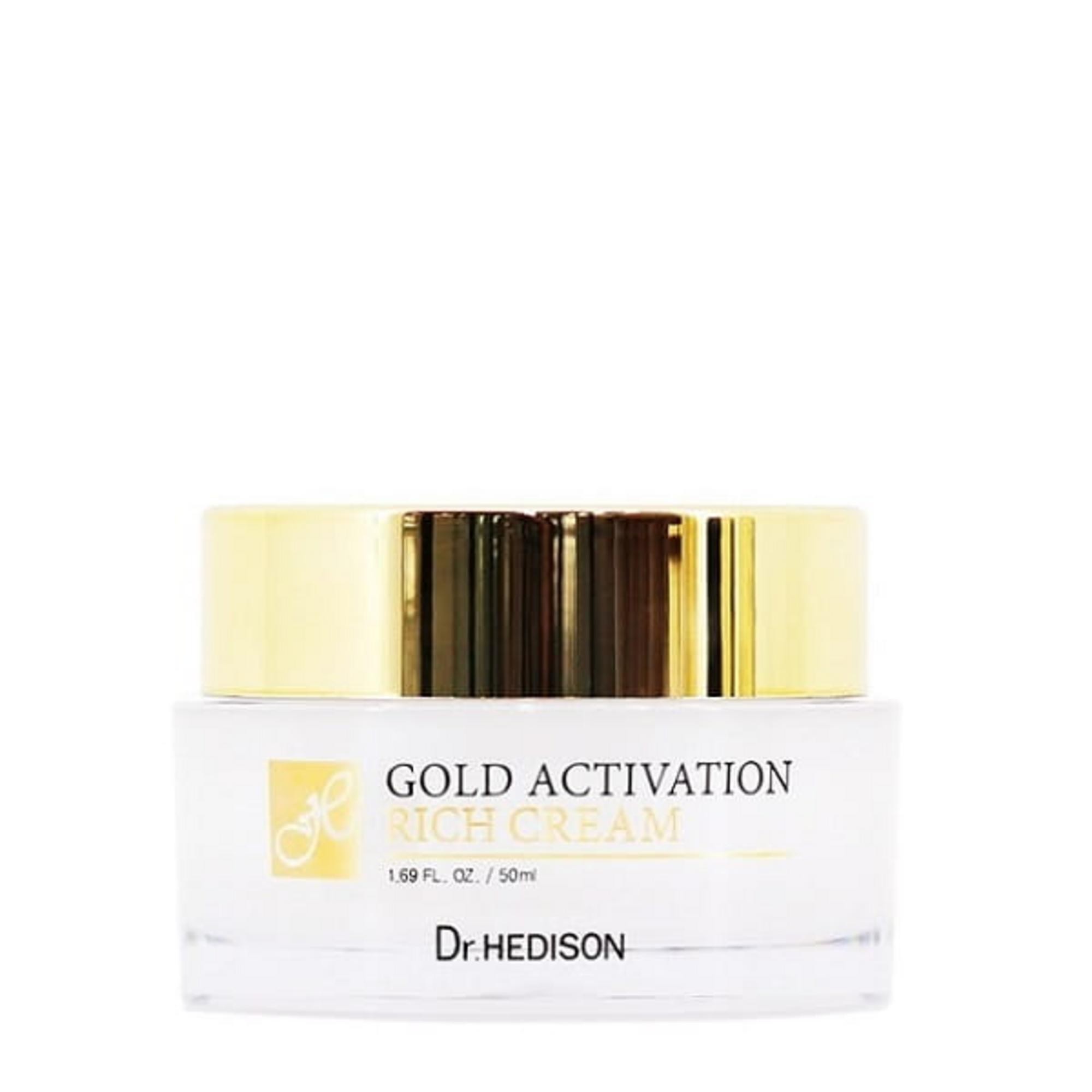 Dr. Hedison Gold Activation Crema Ricca Antietà per il Viso con Oro 24K 50ml