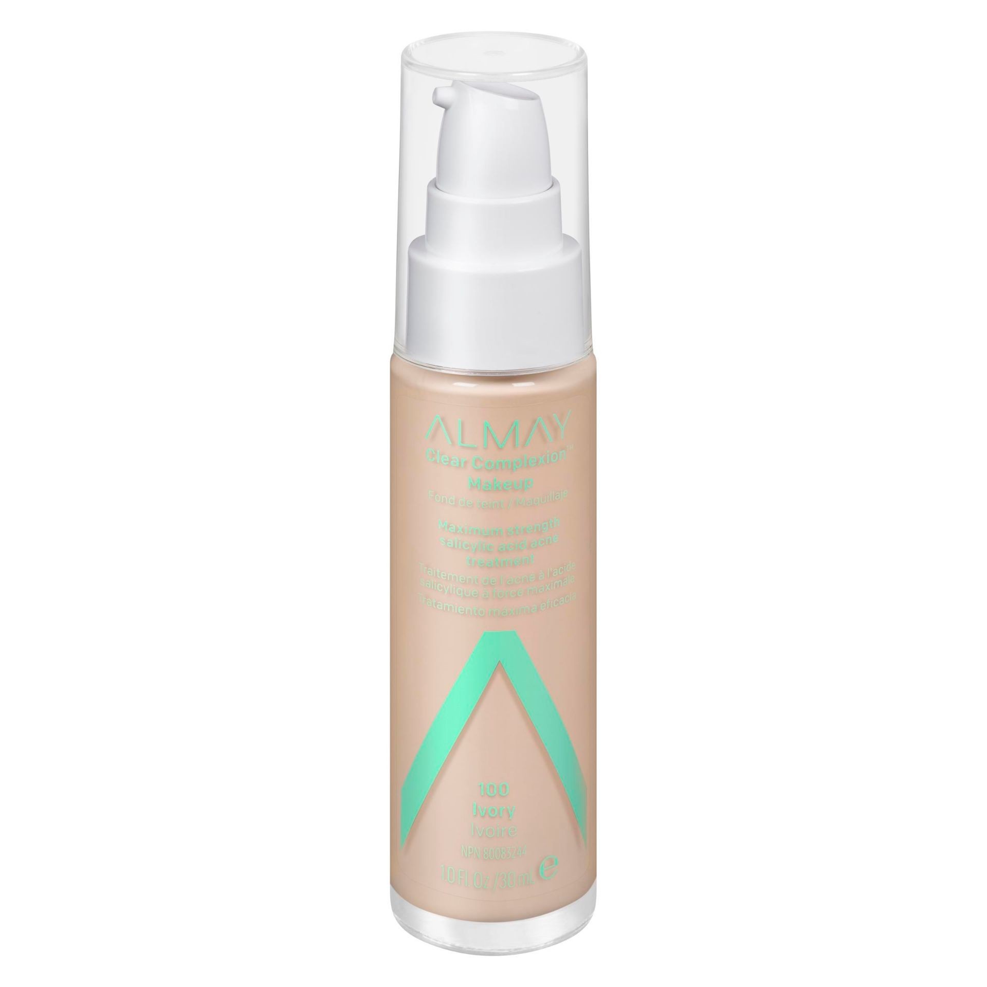 Fondotinta liquido Almay Clear Complexion con acido salicilico 100 Avorio 30ml
