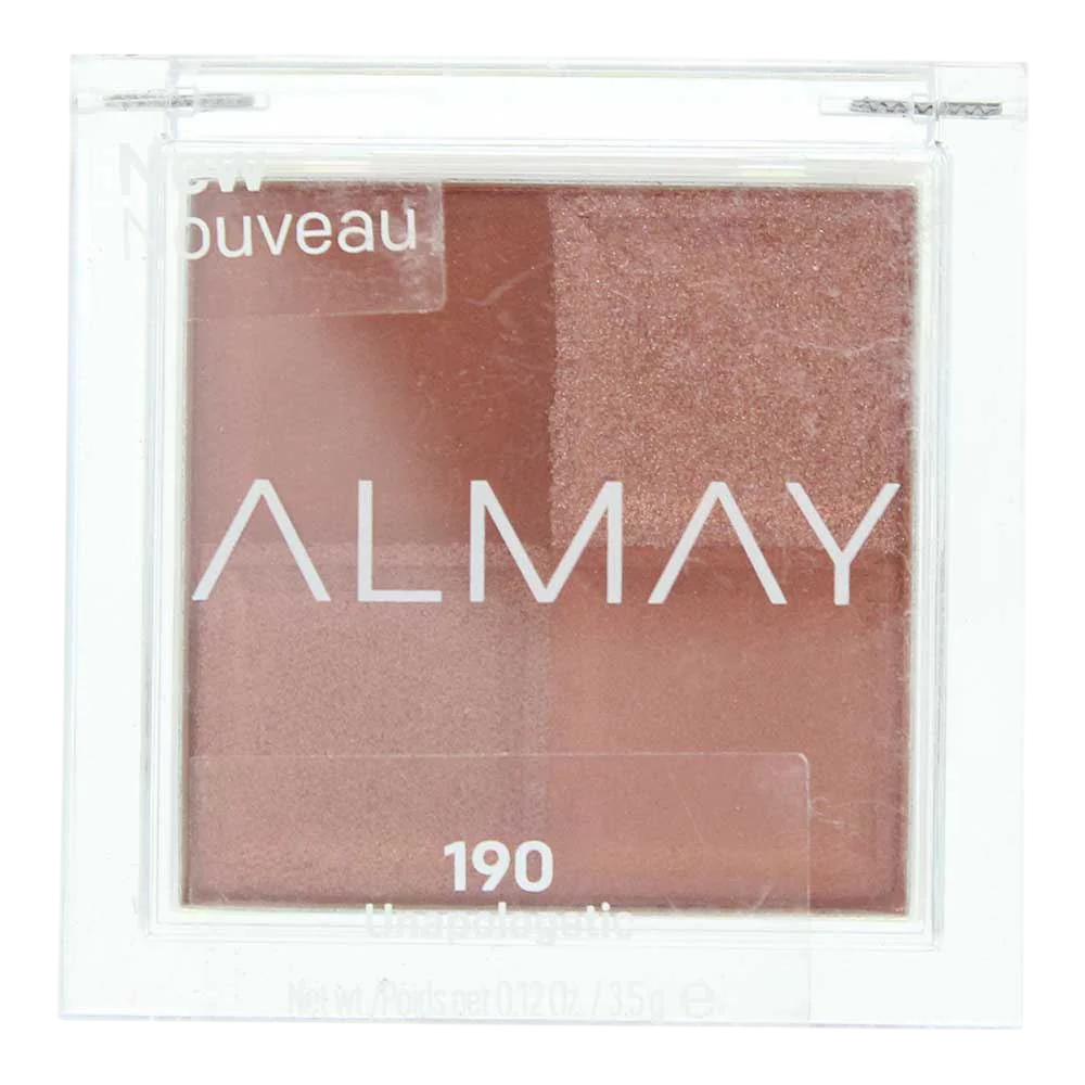 Palette di ombretti Almay Shadow Quad 190 Unapologetic 4 tonalità 35 g