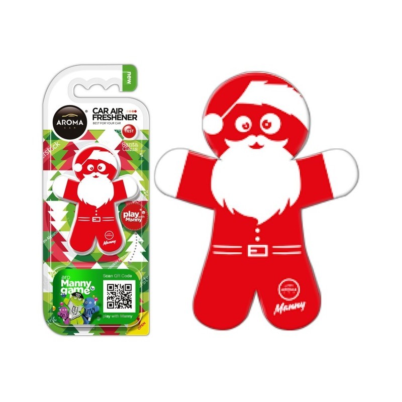 Aroma Car Deodorante per auto natalizio con Babbo Natale