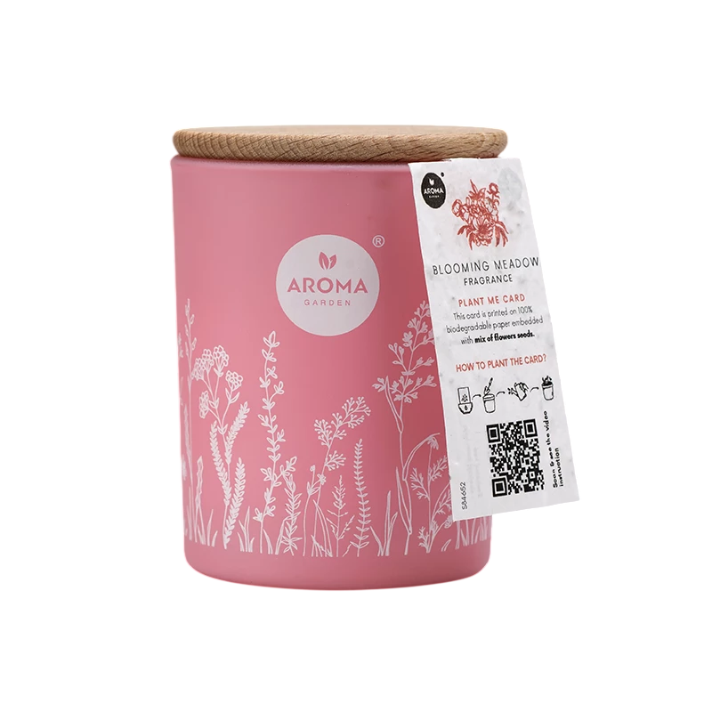 Candela profumata Aroma Home "Prato in fiore" 150 g