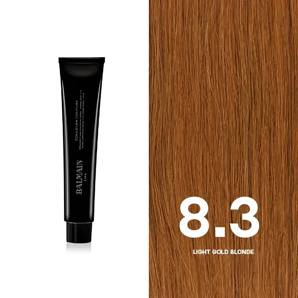 Balmain Professionnel Couleurs Couture Tintura Permanente Per Capelli 8.3 Biondo Chiaro Dorato 60ml