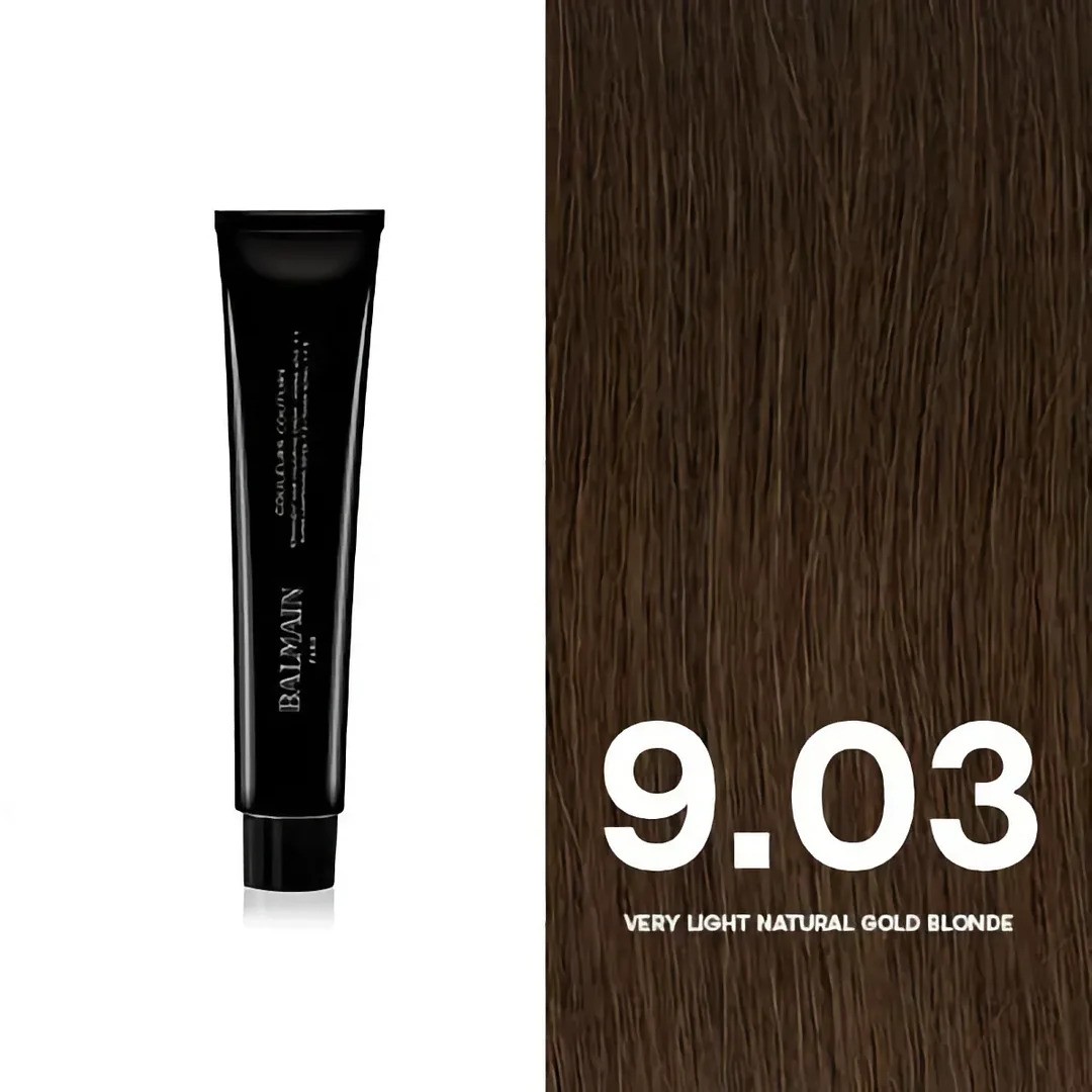 Balmain Professionnel Couleurs Couture tinta permanente per capelli 9.03 Biondo Chiarissimo Naturale Dorato 60ml