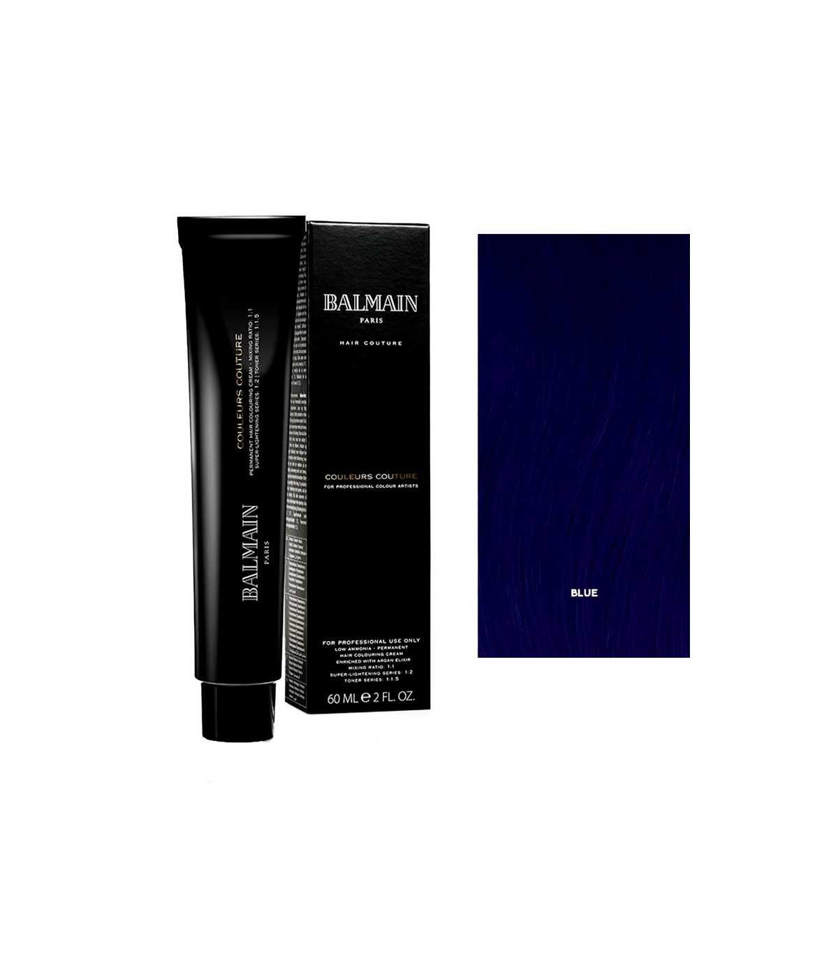 Balmain Professionnel Couleurs Couture Tintura Permanente Per Capelli Blu 60ml