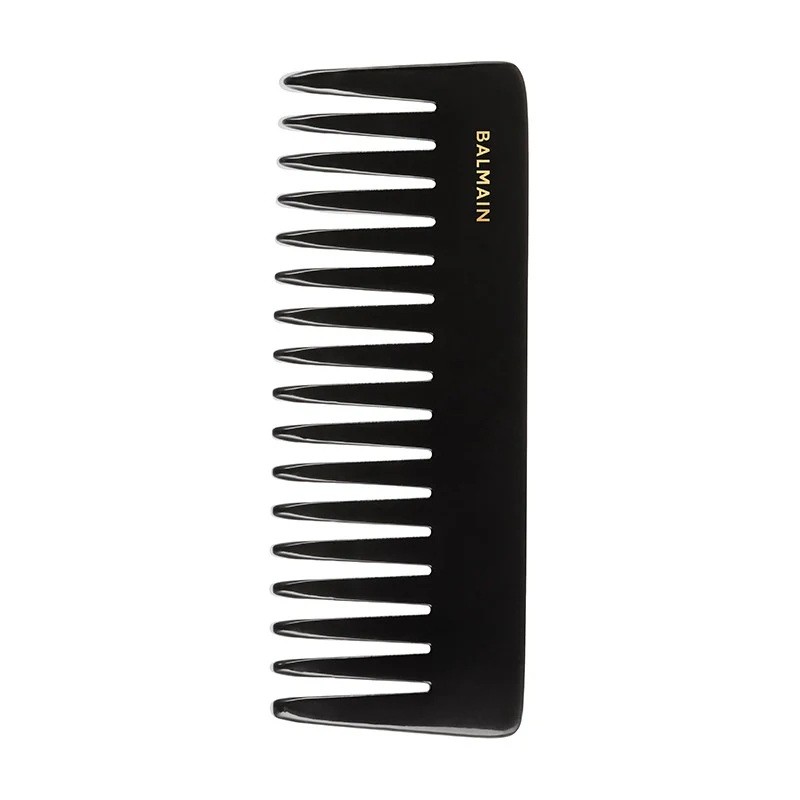 Pettine in plastica Balmain Texture Hair bianco e nero