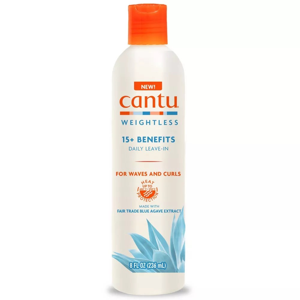 Balsamo senza risciacquo lisciante Cantu Weightless Agave Hair Leave-In Conditioner 236ml