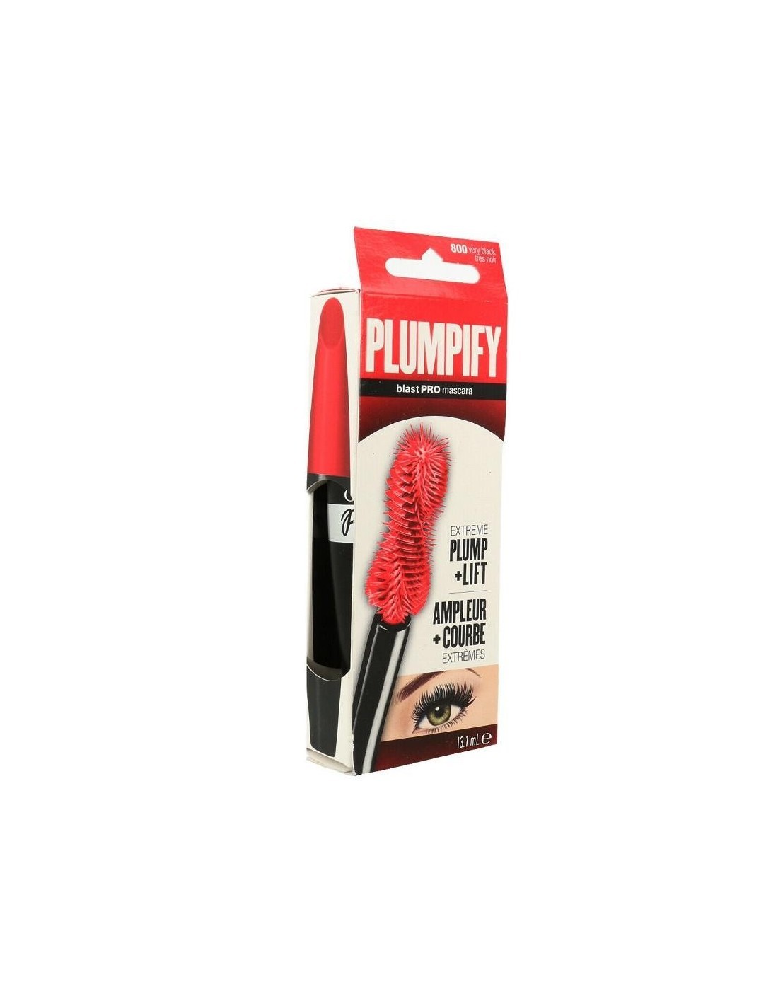 Mascara volumizzante Covergirl Plumpify Lifting Nero Marrone 131ml