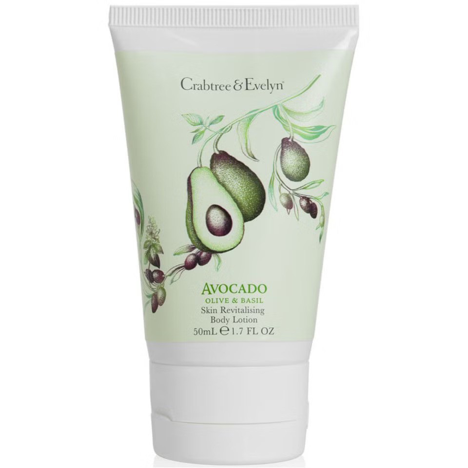 Lozione corpo rivitalizzante all'avocado oliva e basilico di Crabtree & Evelyn 50ml