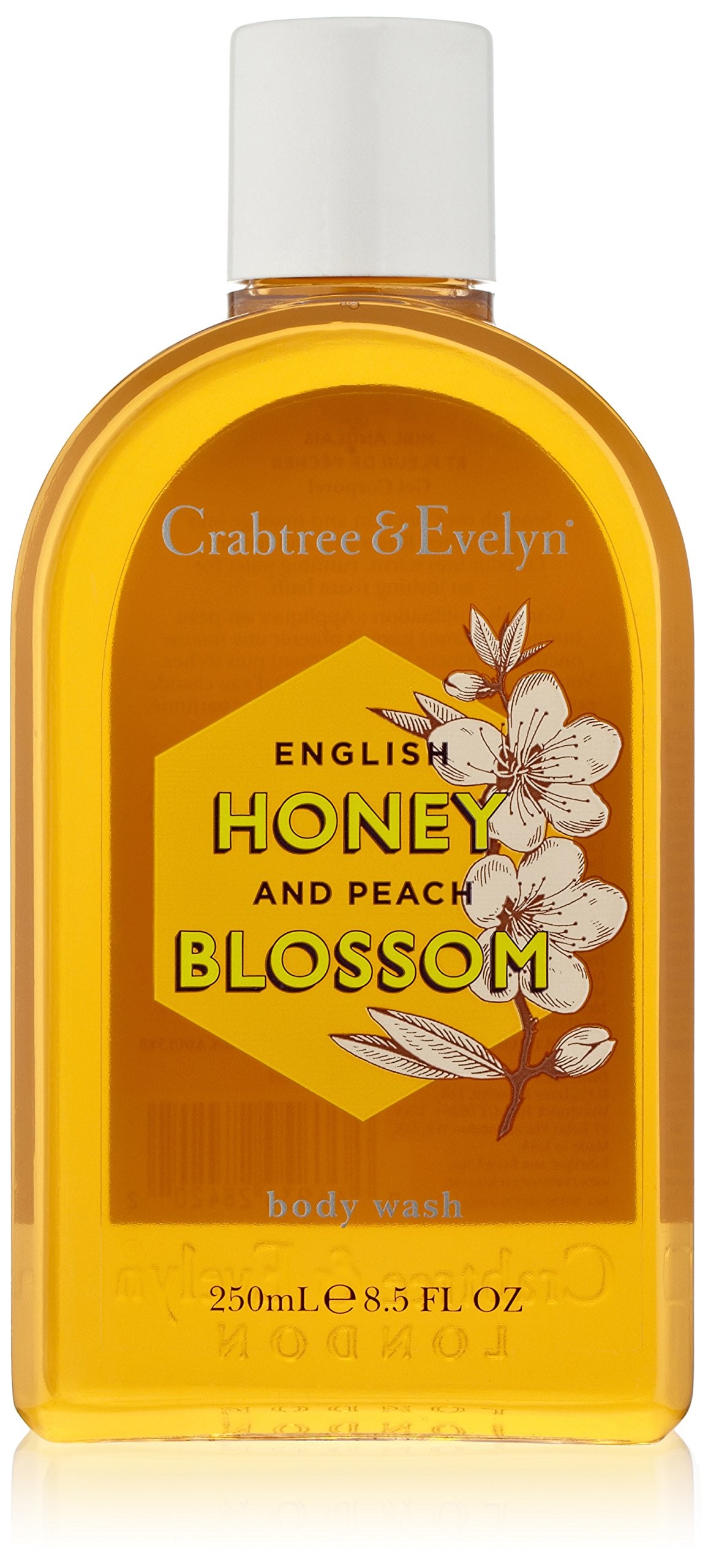 Bagnoschiuma idratante al miele e fiori di pesco di Crabtree & Evelyn 250ml