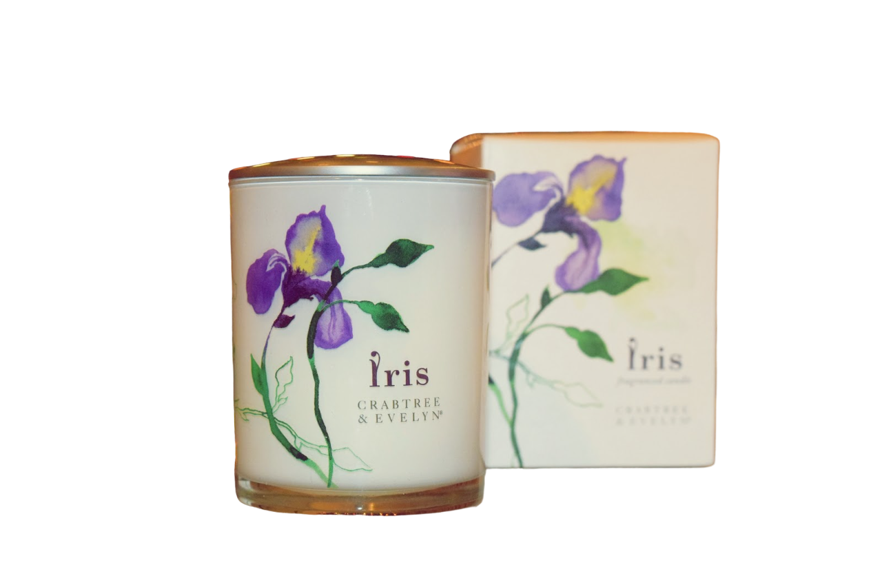 Candela profumata all'iris Crabtree & Evelyn 200 g