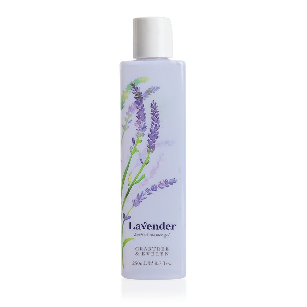 Bagnoschiuma rilassante alla lavanda Crabtree & Evelyn per tutti i tipi di pelle 250ml