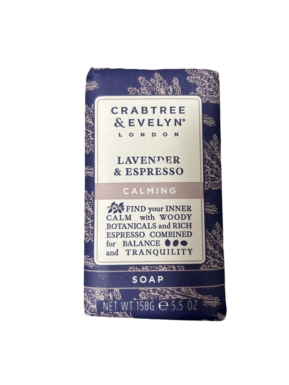 Saponetta lenitiva Crabtree & Evelyn Lavanda ed Espresso 158 g