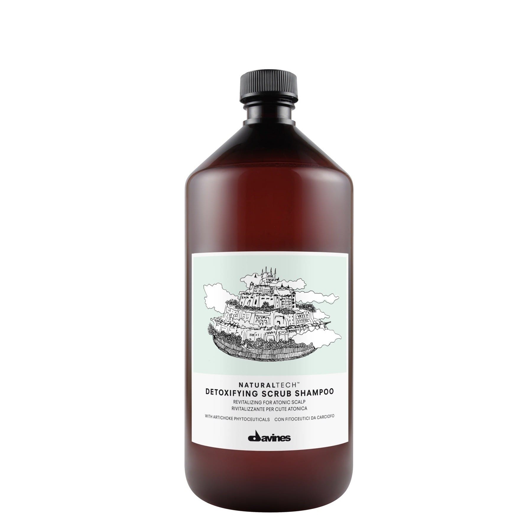 Shampoo detox Davines Natural Tech per capelli 1000ml