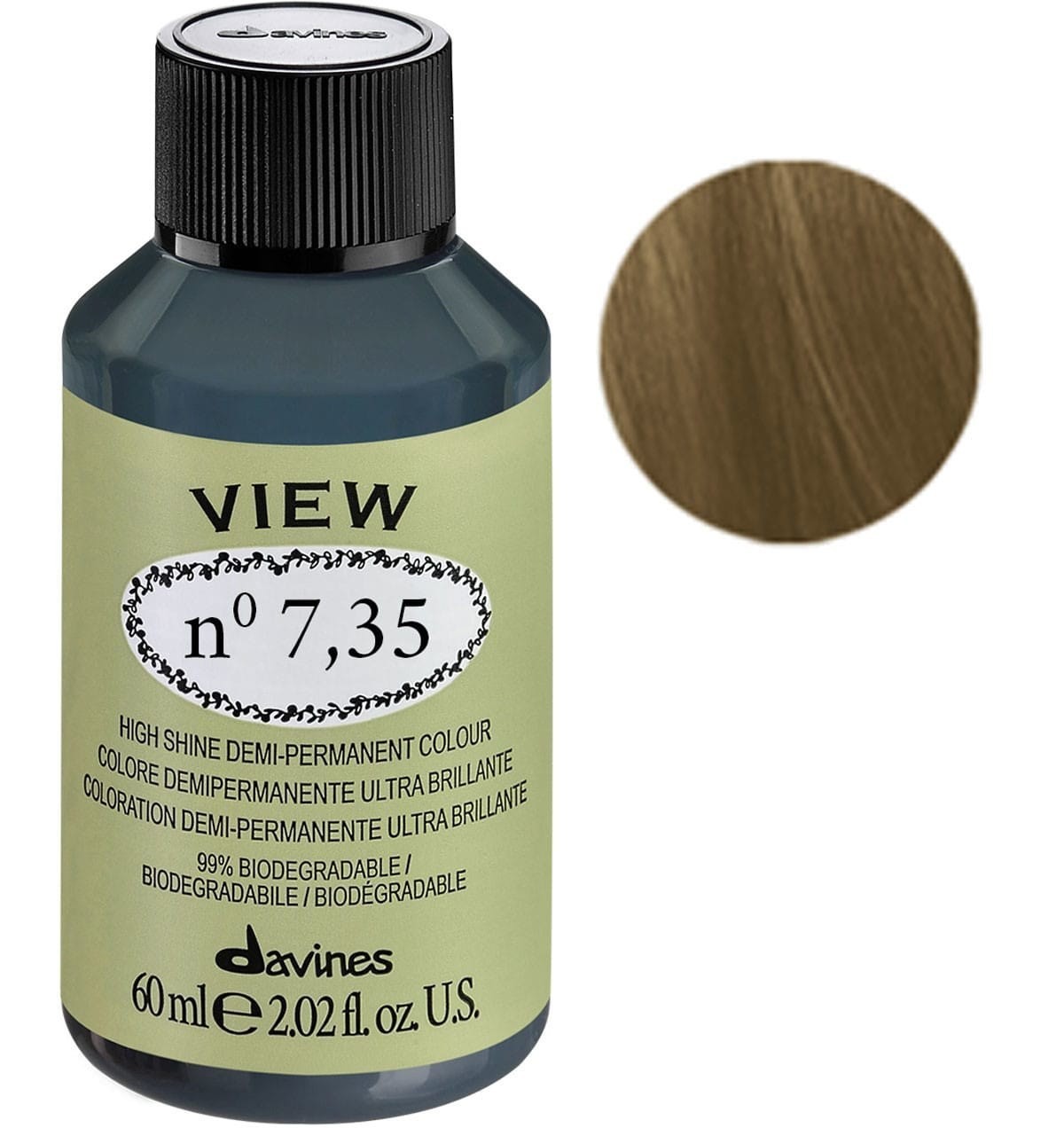 Davines View Tintura Demipermanente Per Capelli 7.35 60ml