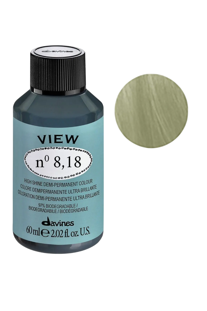 Davines View Tintura Demipermanente Per Capelli 8.18 60ml
