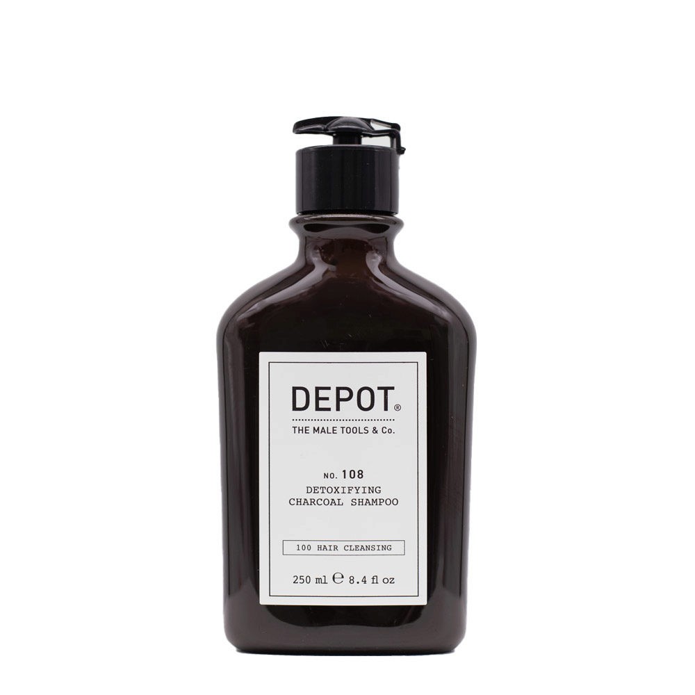 Depot 100 Shampoo Detergente per Capelli n. 105 al Carbone Detox 250ml