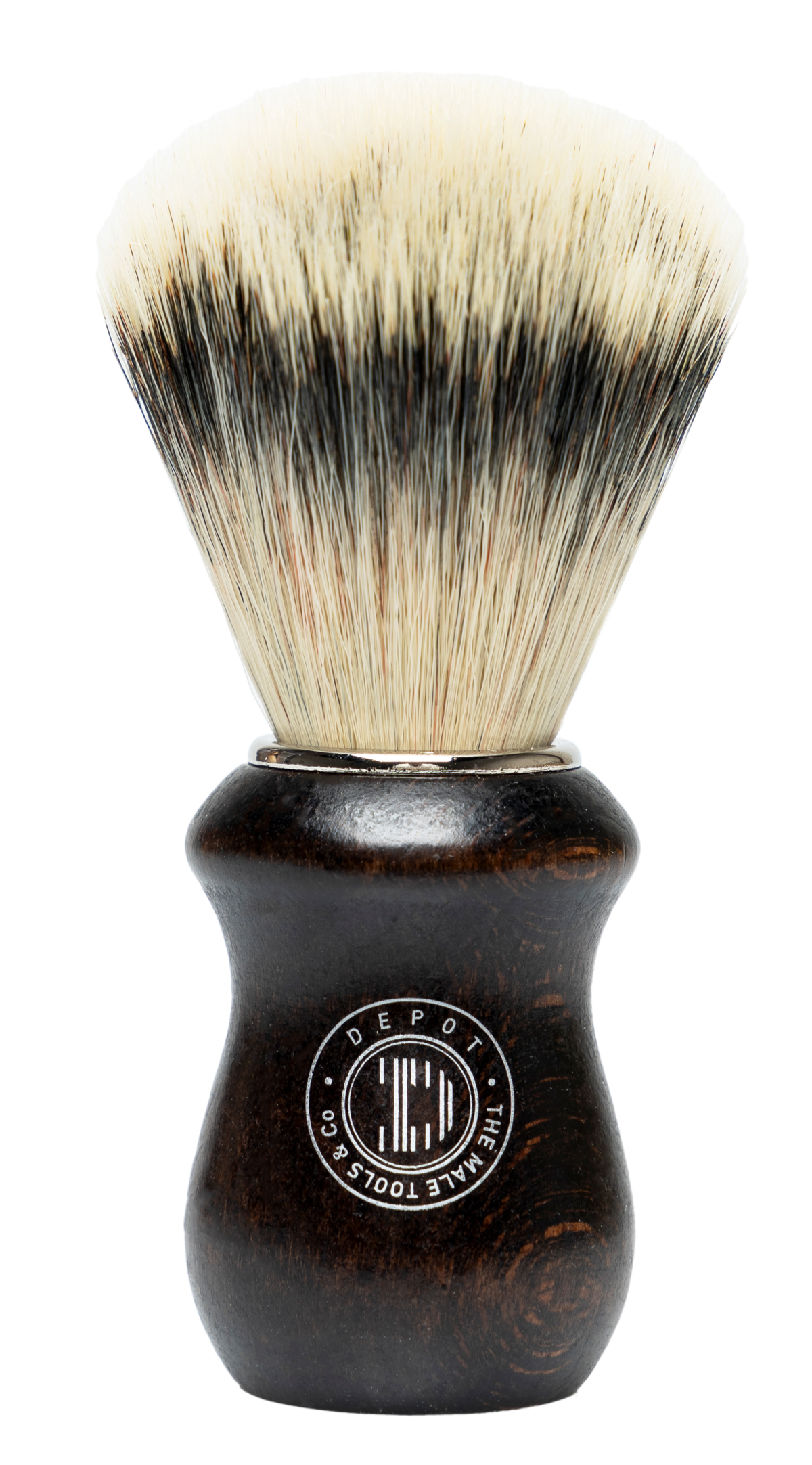 Pennello da barba di lusso in legno Depot Accessories n. 731 marrone