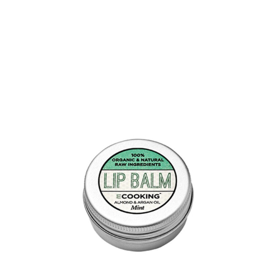 Ecooking Ecooking Balsamo labbra idratante all'olio di argan biologico alla menta 15ml