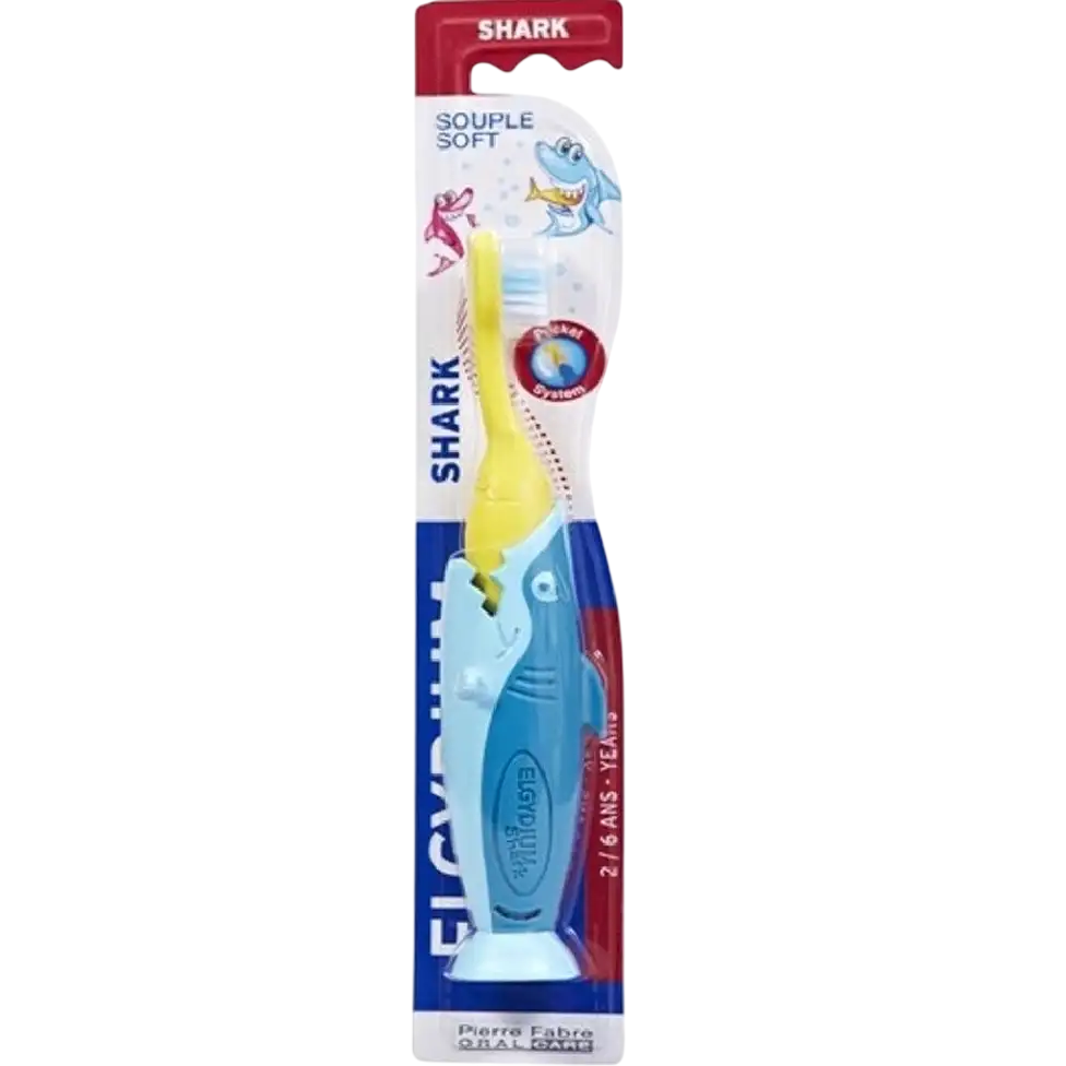 Spazzolino da denti Elgydium Kids Shark blu