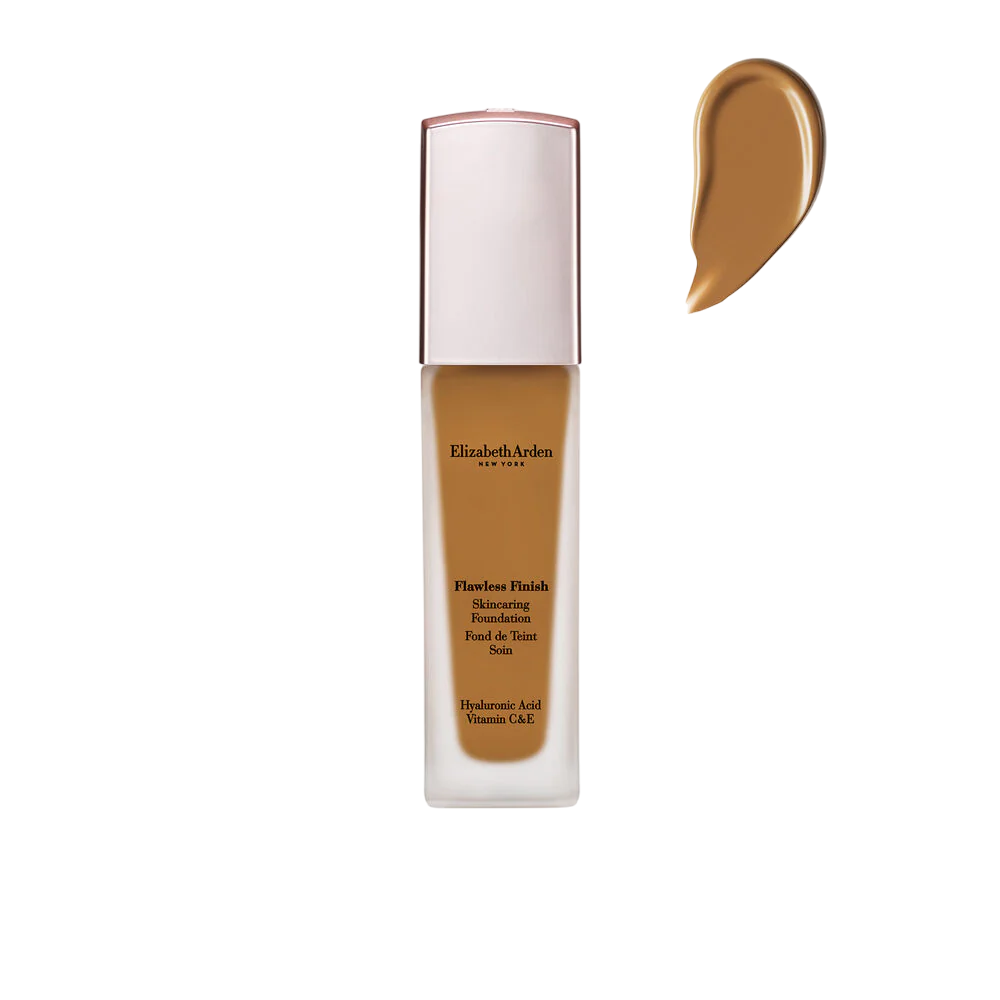 Fondotinta in crema a lunga tenuta Elizabeth Arden Flawless Finish Skincaring con acido ialuronico 550N Deep Neutral 30ml