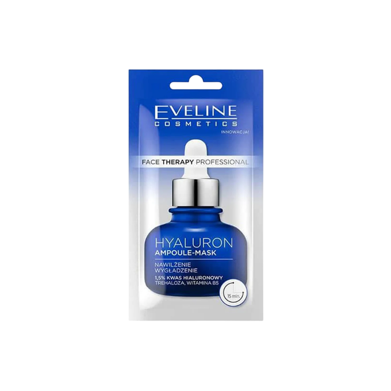 Maschera viso idratante intensiva all'acido ialuronico Eveline Cosmetics Therapy Professional 8ml