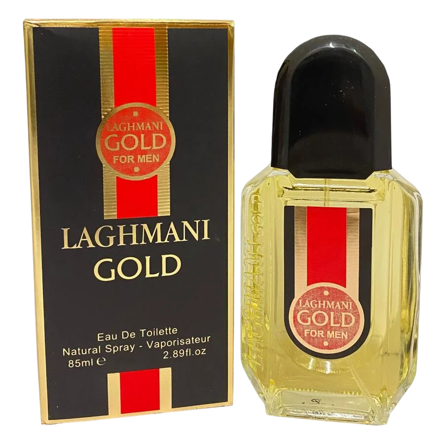 Profumeria pregiata Laghmani Black Gold Eau De Toilette uomo 85ml