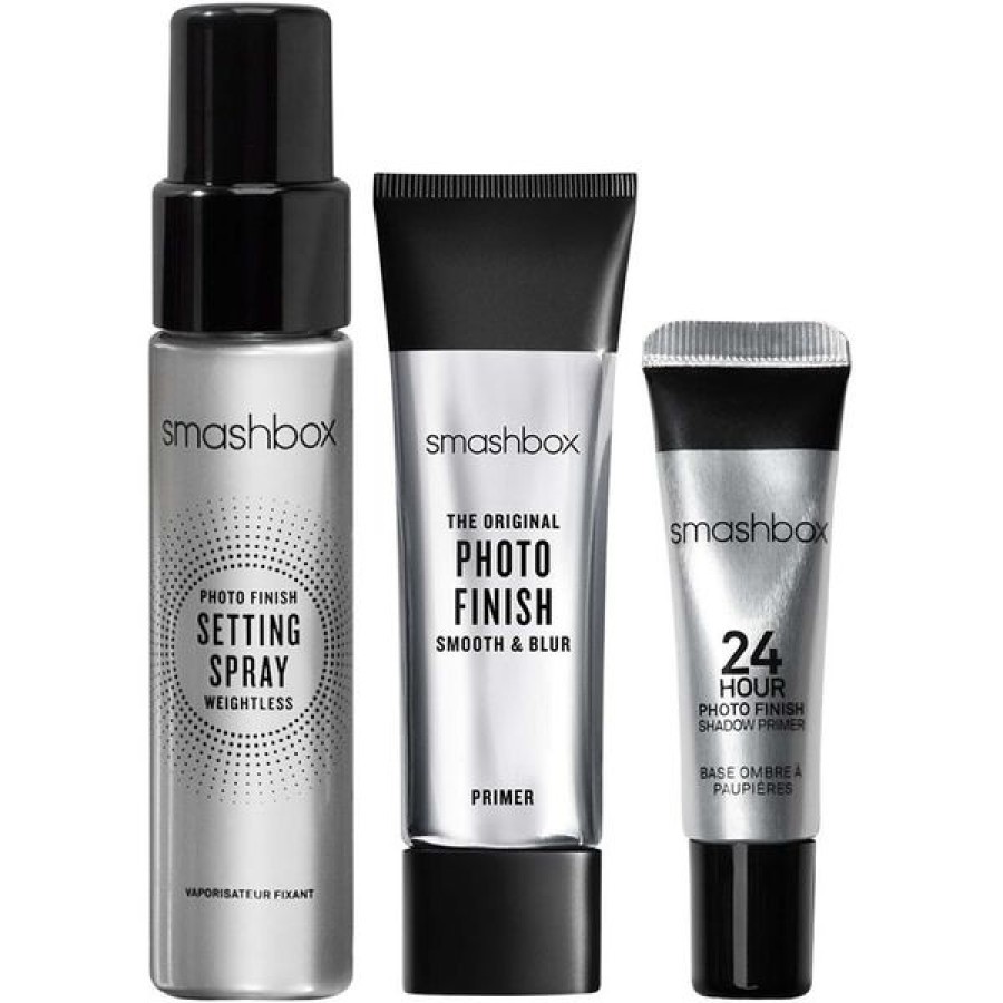 Set Smashbox: Photo Finish Matte Finish Liquid Primer 12ml + Photo Finish Setting Spray 30ml + Photo Finish Eyeshadow Primer 7ml