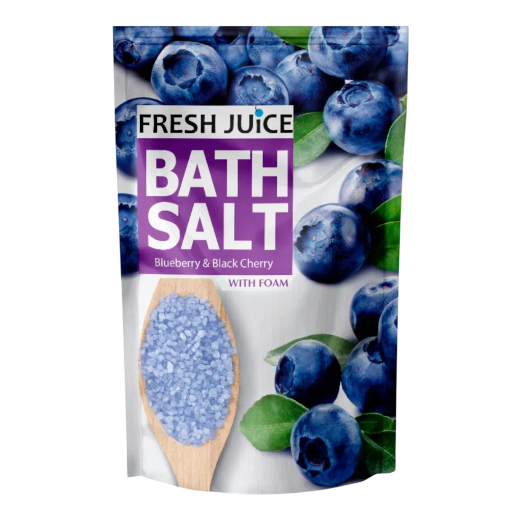 Sale da bagno Fresh Juice ai mirtilli e amarene 500 g