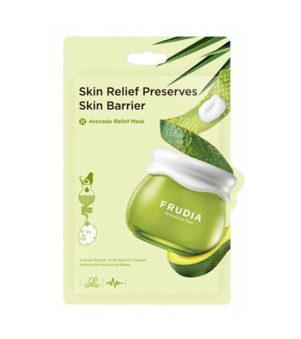 Frudia Delivered From Fruit Avocado Stress Relief Sheet Mask For Face 20ml