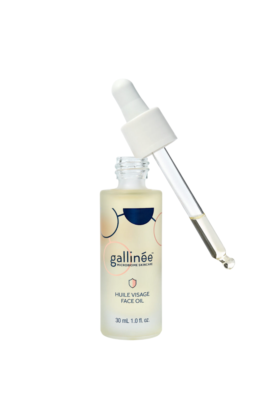Olio nutriente prebiotico e postbiotico Gallinee Microbiome Skincare per il viso 30ml