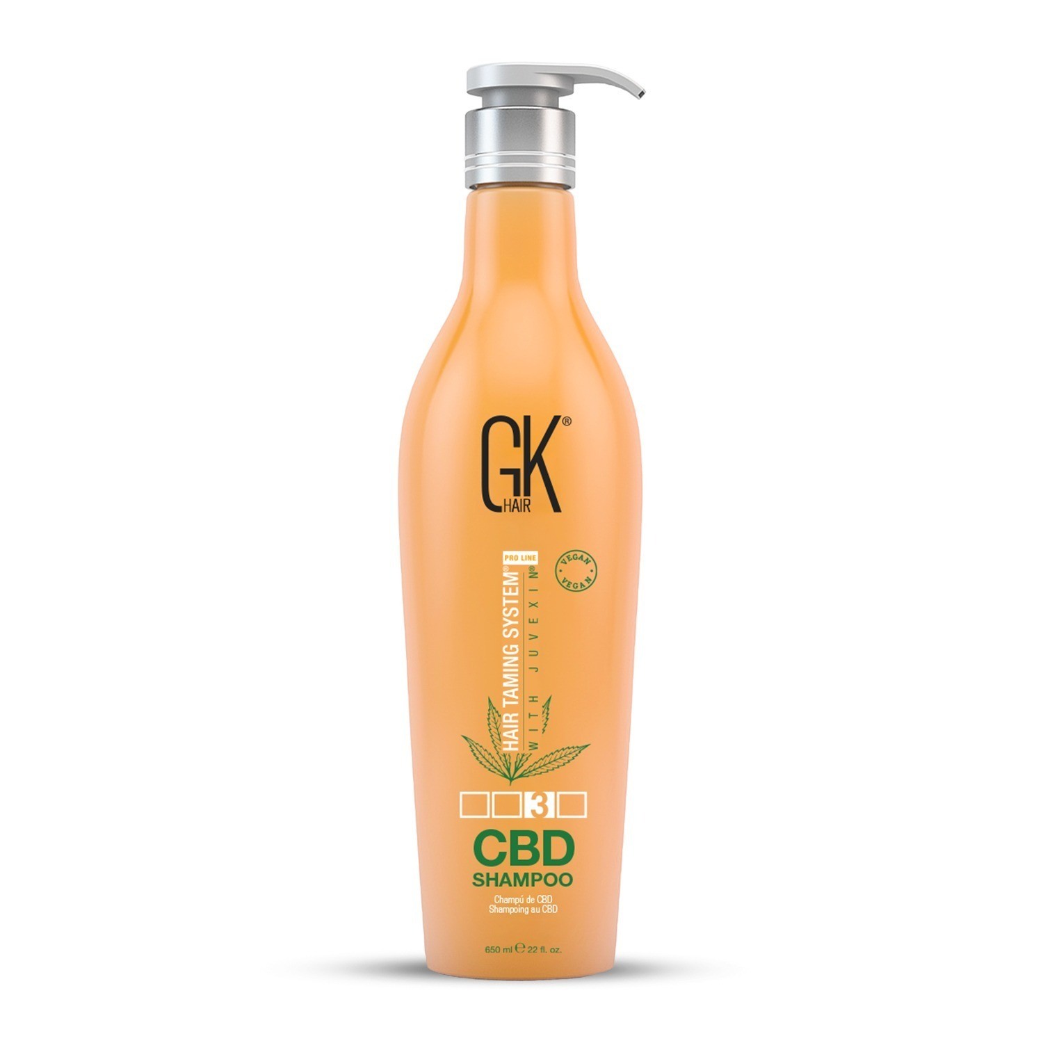 Shampoo vegano riparatore alla cheratina e CBD Global 650ml