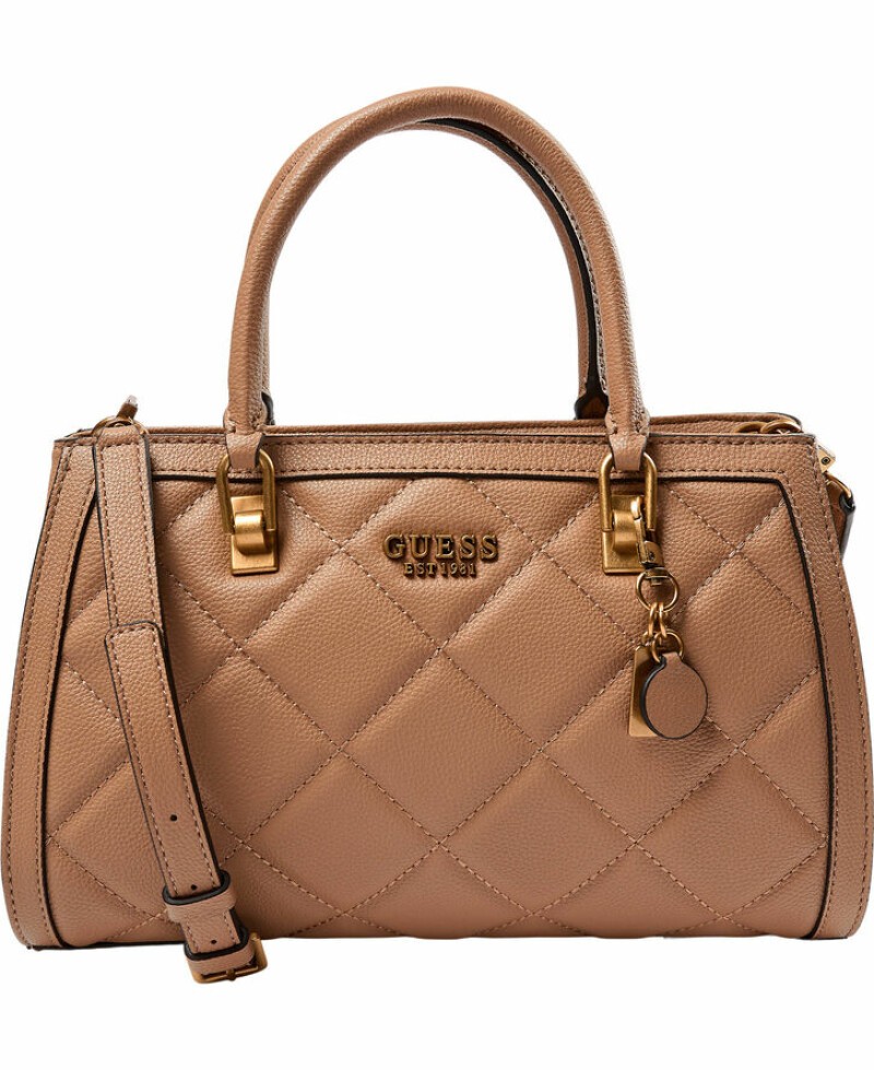 Borsa in tessuto Guess Abey beige HWQB8558060 donna
