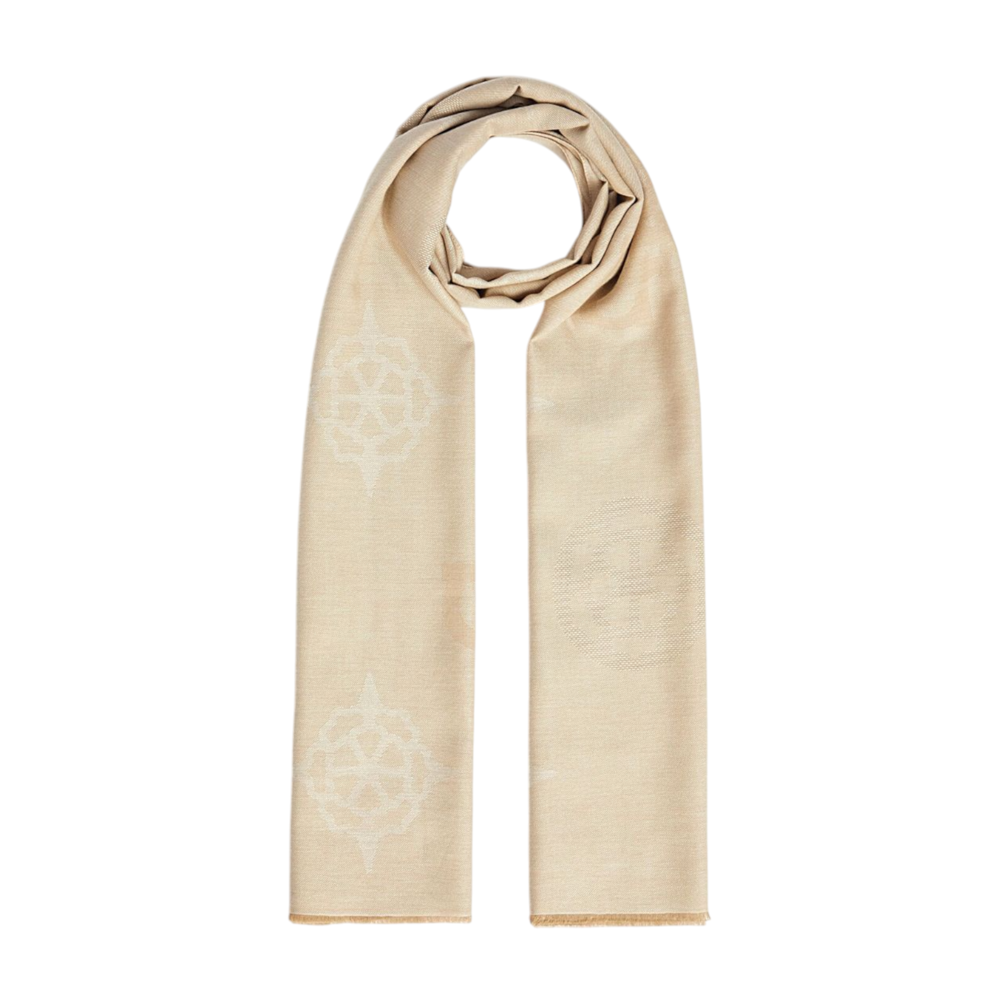 Guess Guess Tessile Sciarpa Beige 80 x 190 cm donna