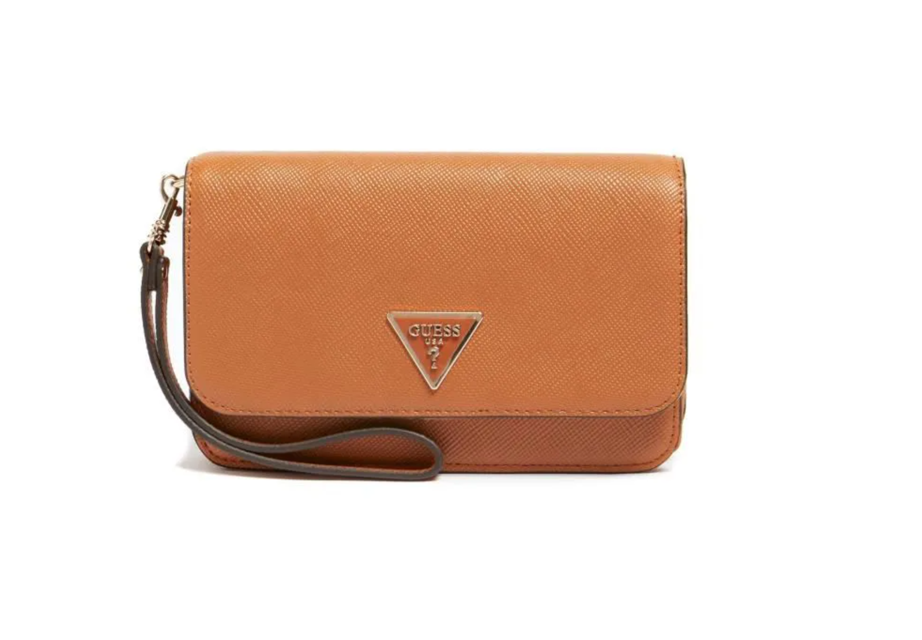 Guess Laurel Borsa in tessuto con organizer per telefono colore cognac chiaro SWZG85 donna 12 x 195 x 55 cm