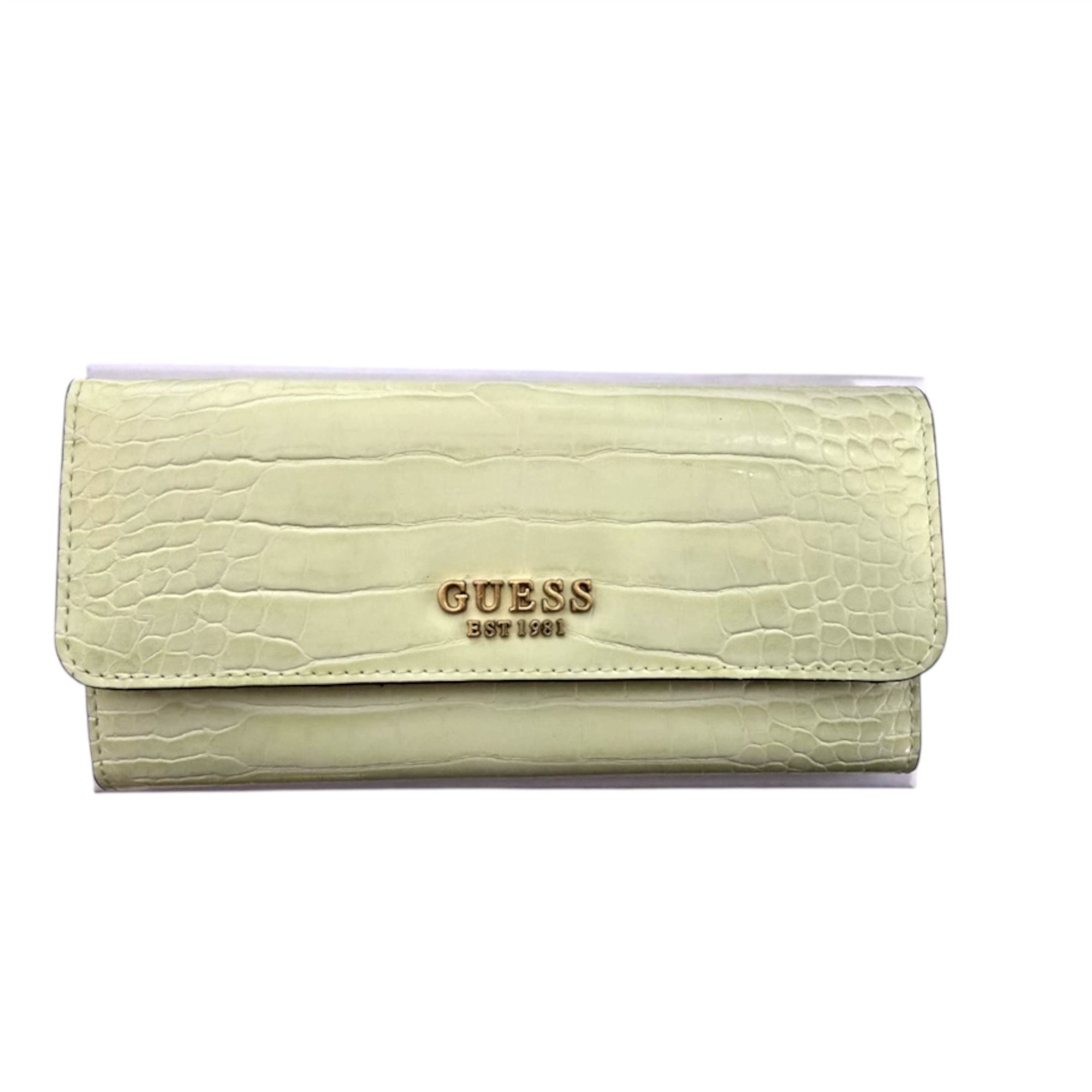 Portafoglio Guess Laurel in tessuto SLG con cerniera grande SWCA8500460LGL beige donna