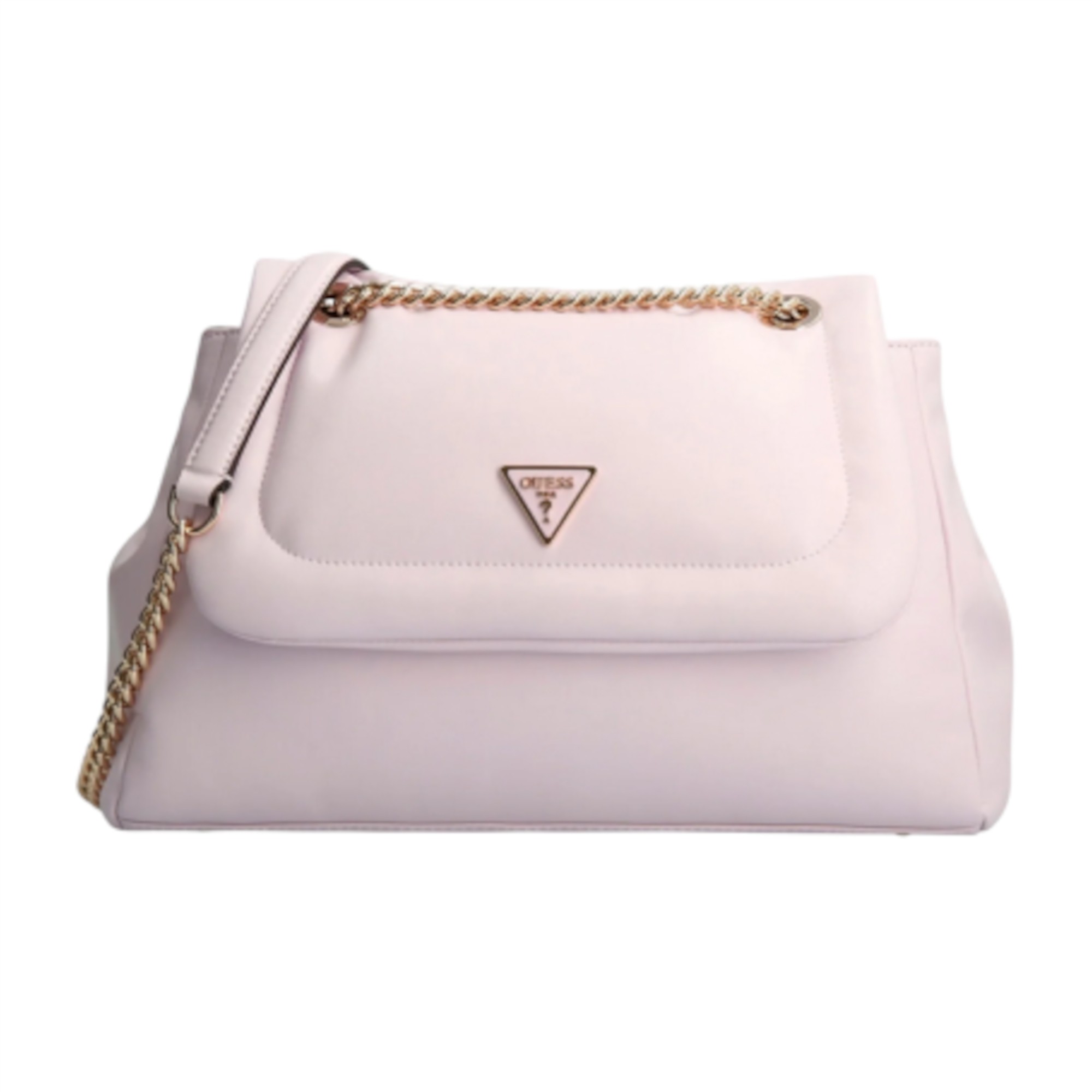 Borsa in tessuto sintetico Guess Sharma colore lilla codice VG840119 donna.